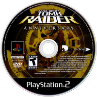 Lara Croft Tomb Raider Anniversary PAL Playstation 2  box art